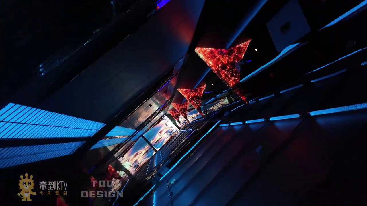 帝到KTV大堂空间